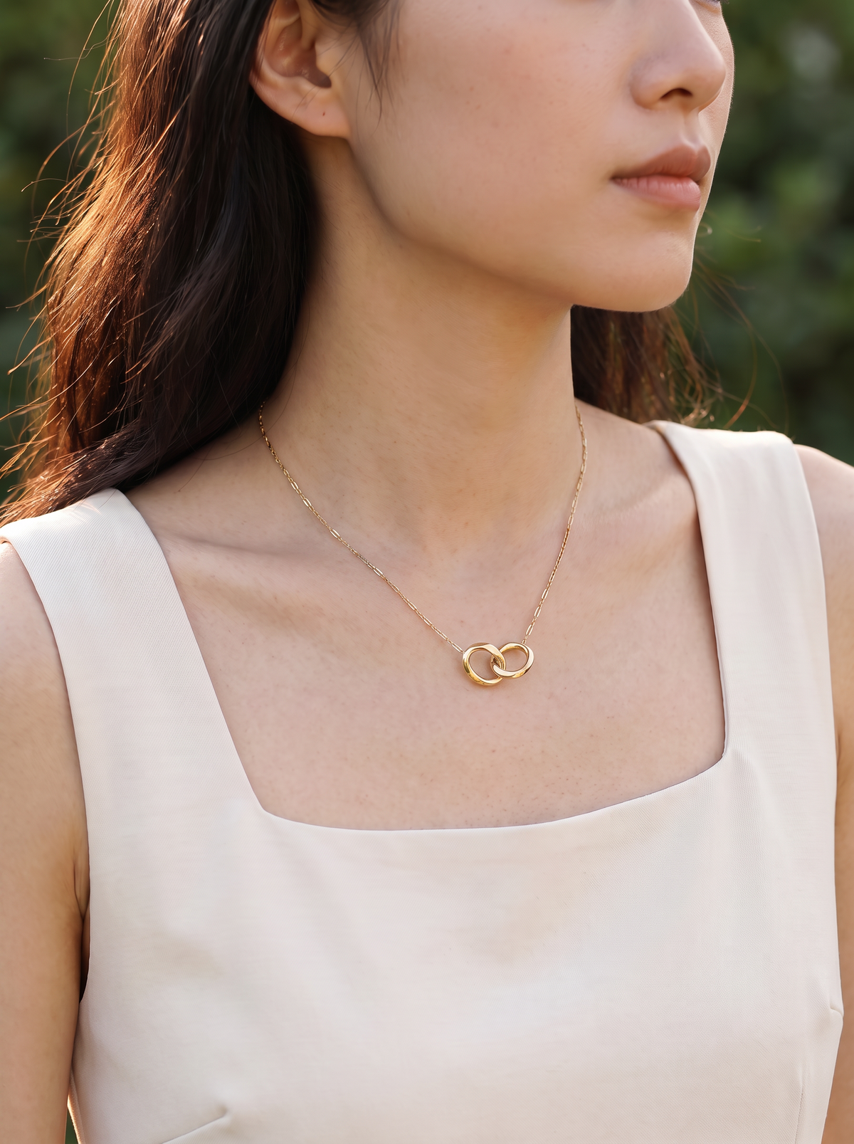 Linked Form Necklace