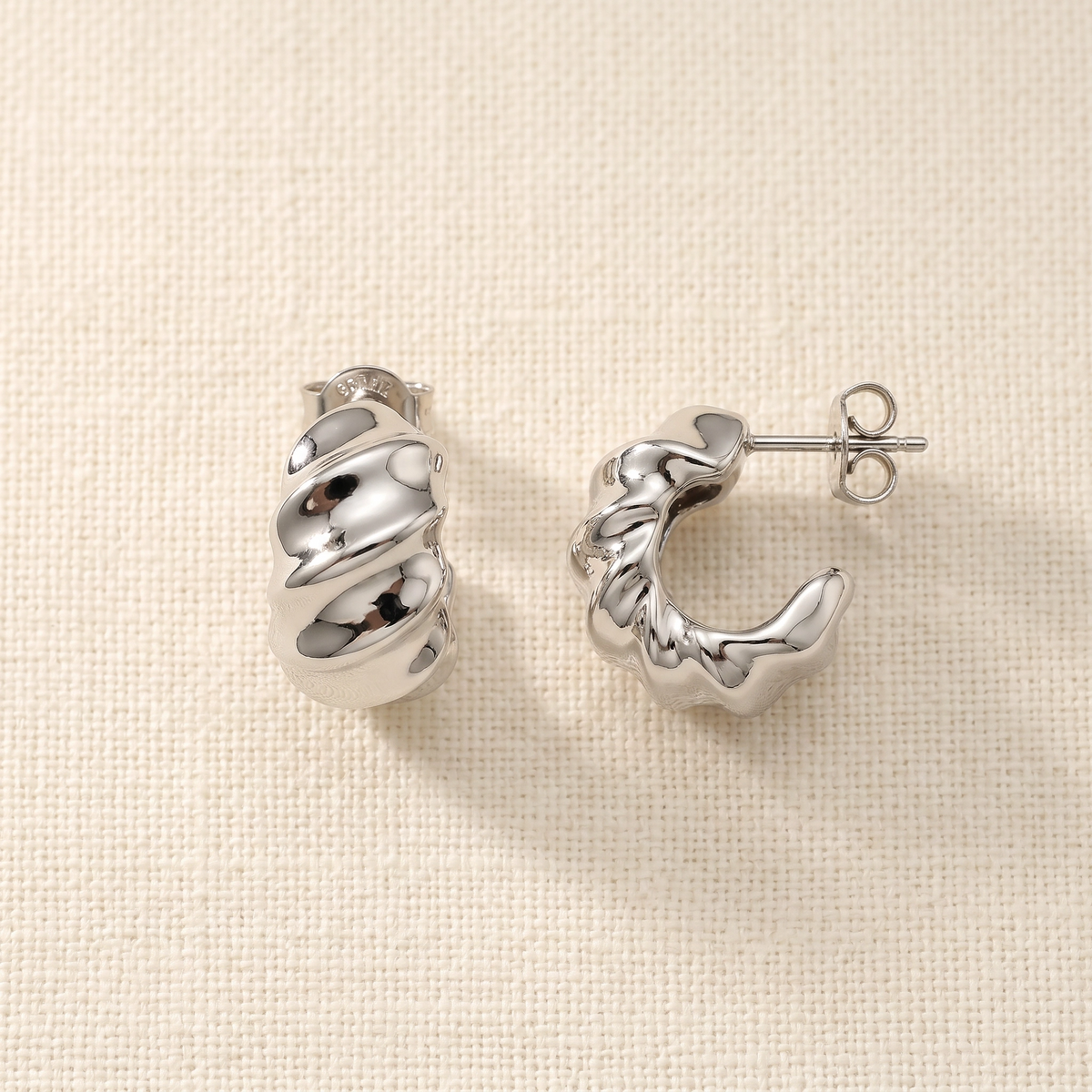 Croissant Studs Earrings
