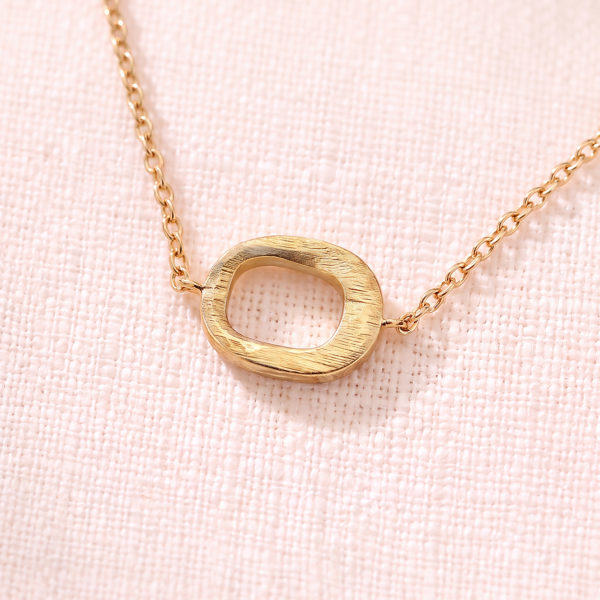Satin Frame Necklace