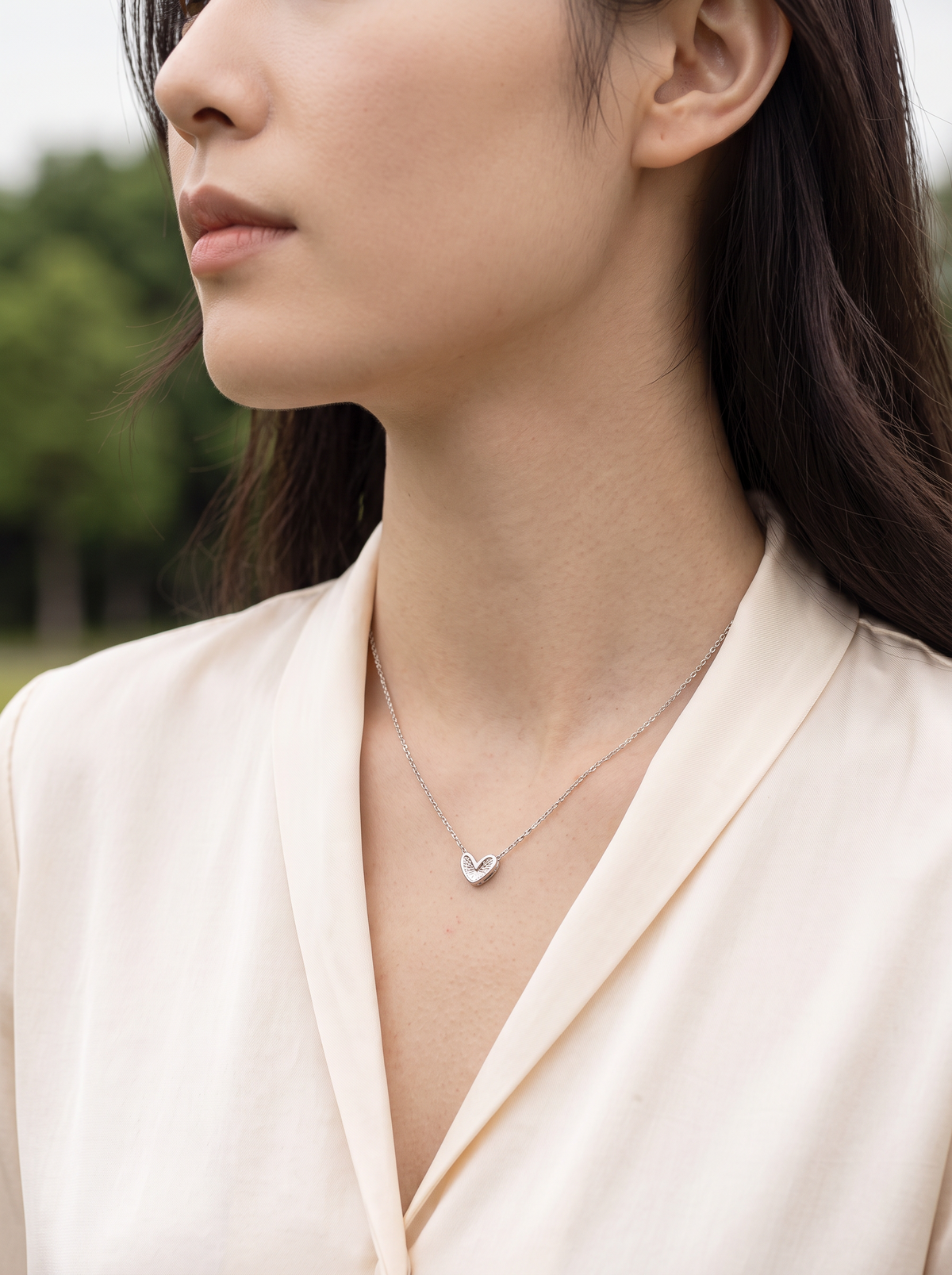 Layered Heart Necklace