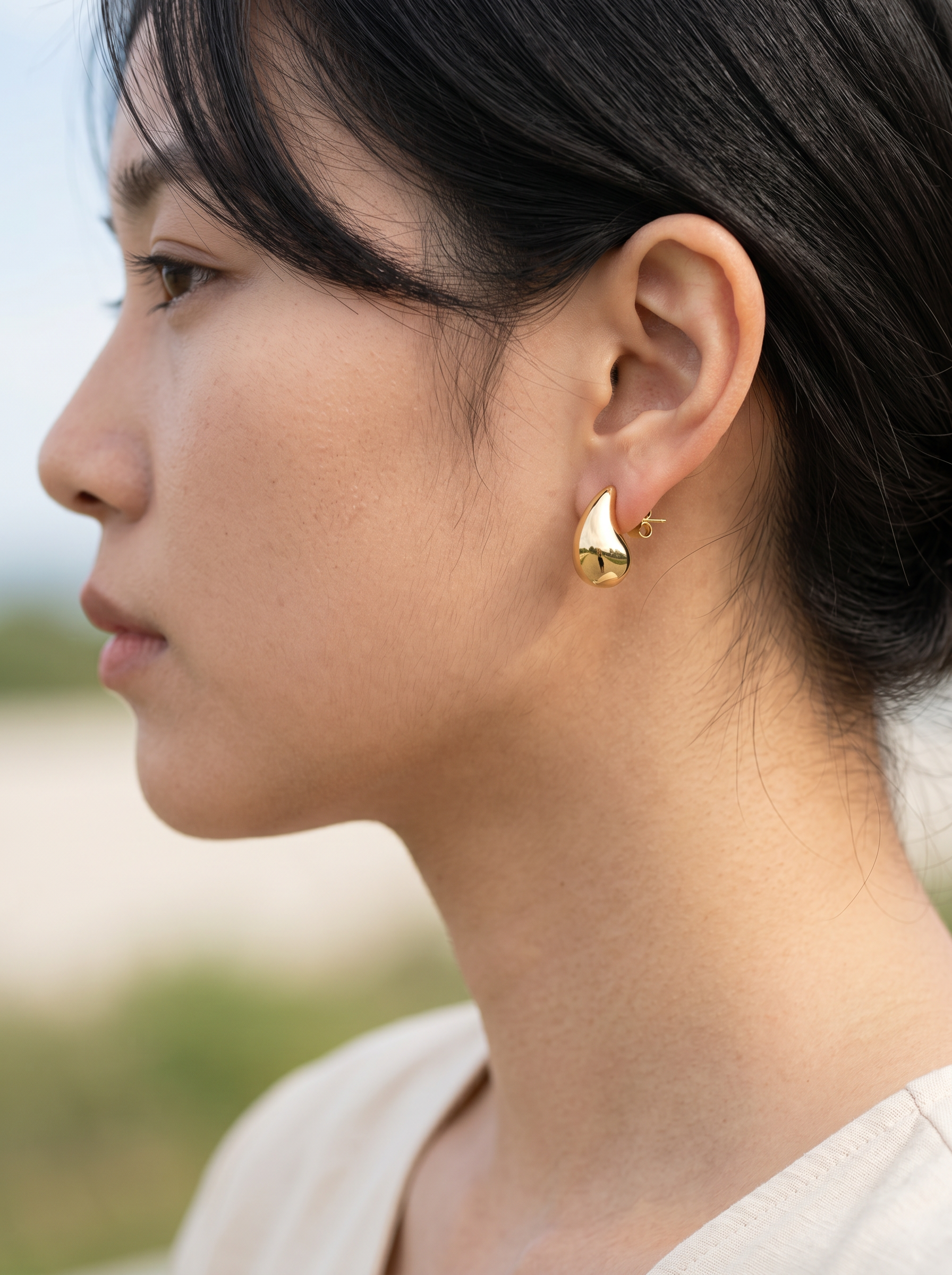 Lustre Droplet Earrings