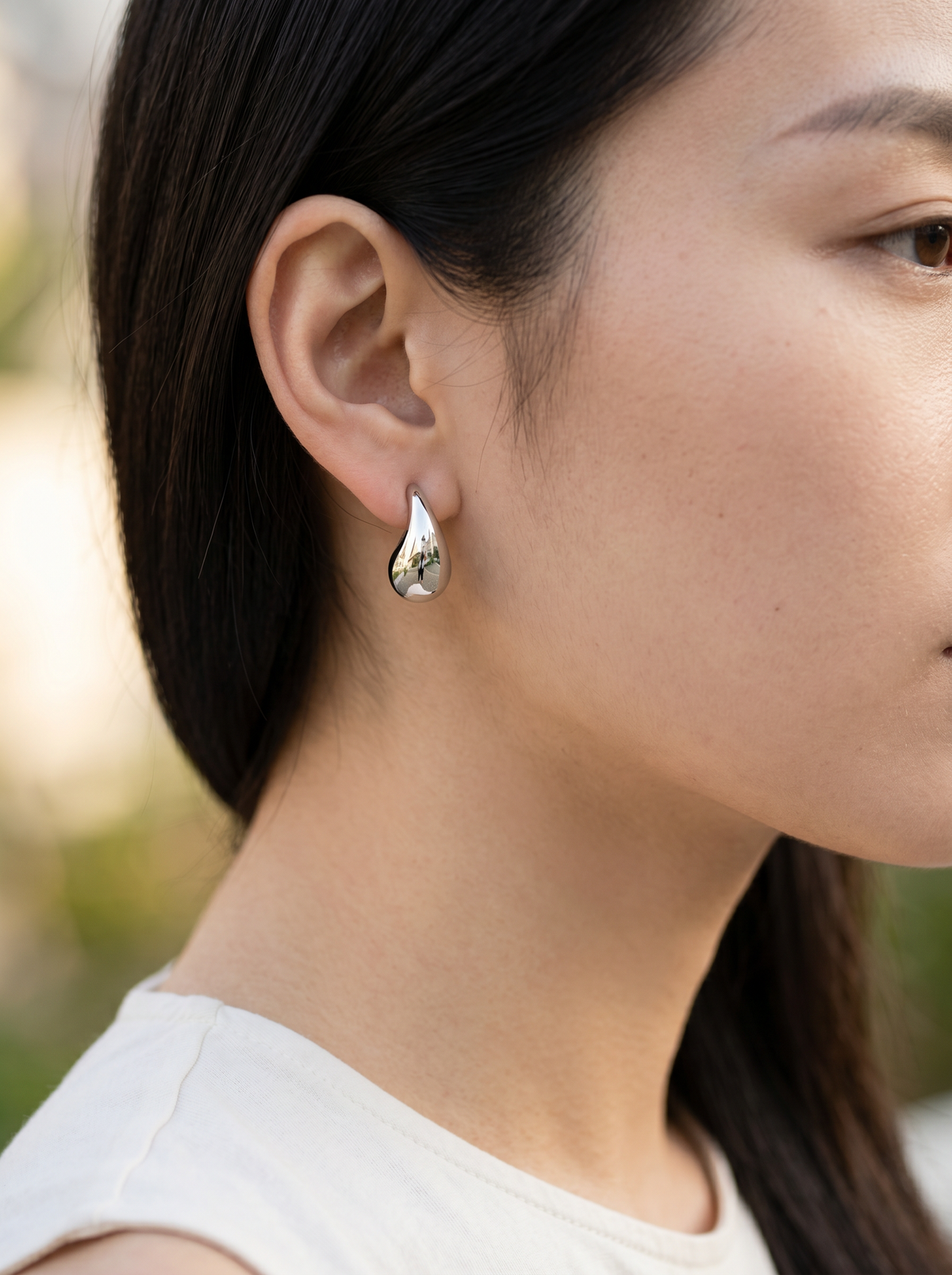 Edge Droplet Earrings