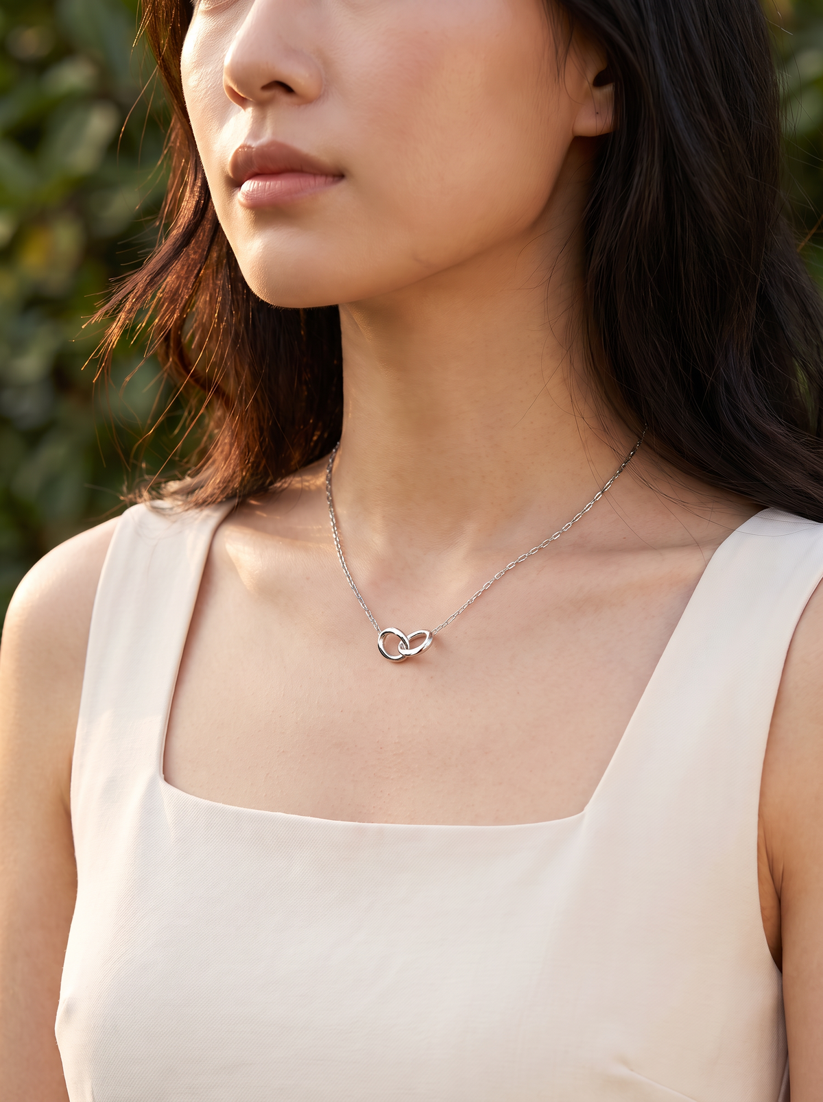 Linked Form Necklace