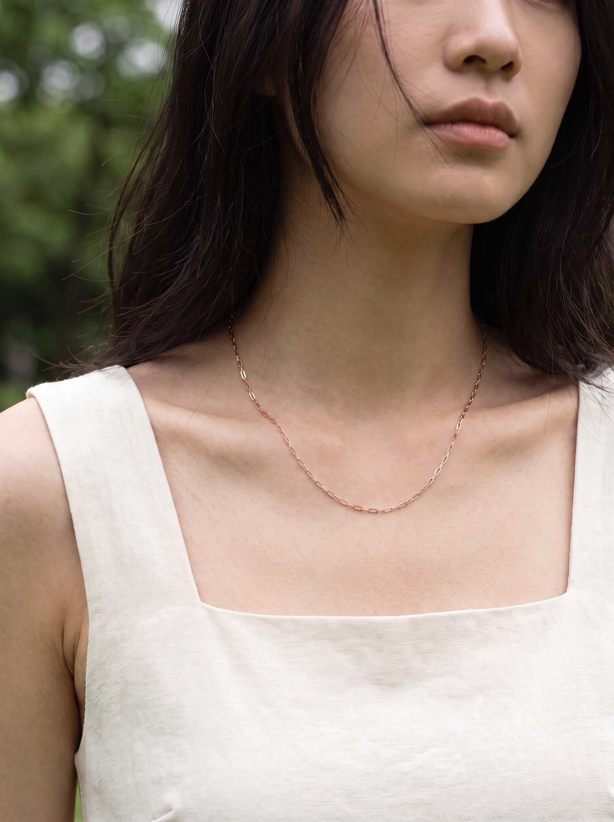 Fine Oval Chain Necklace
