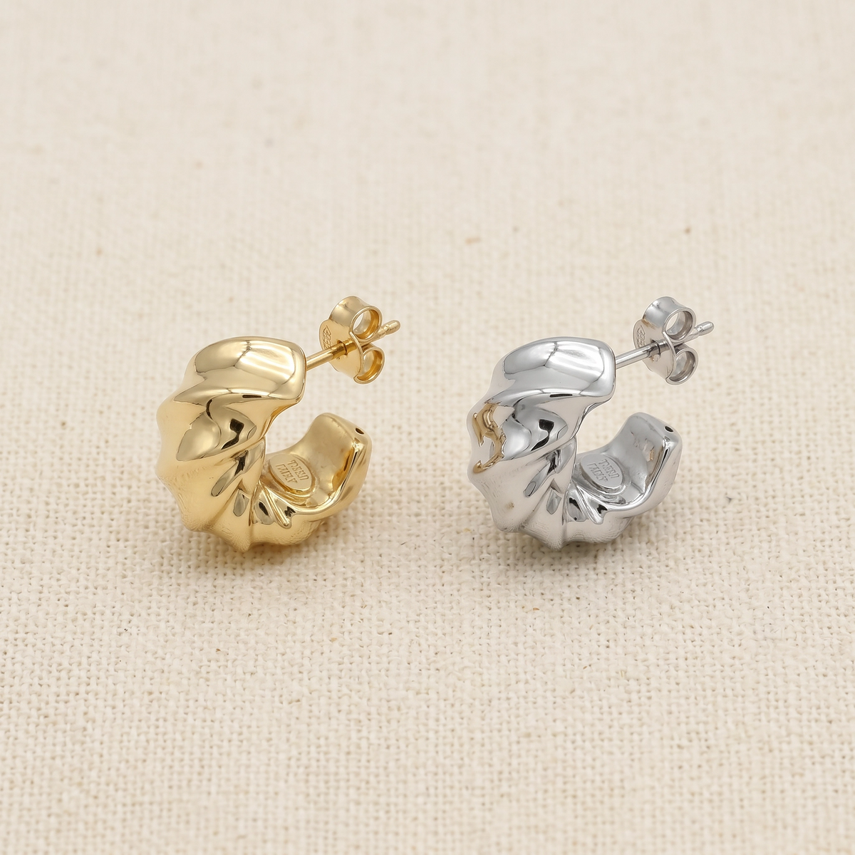 Croissant Studs Earrings