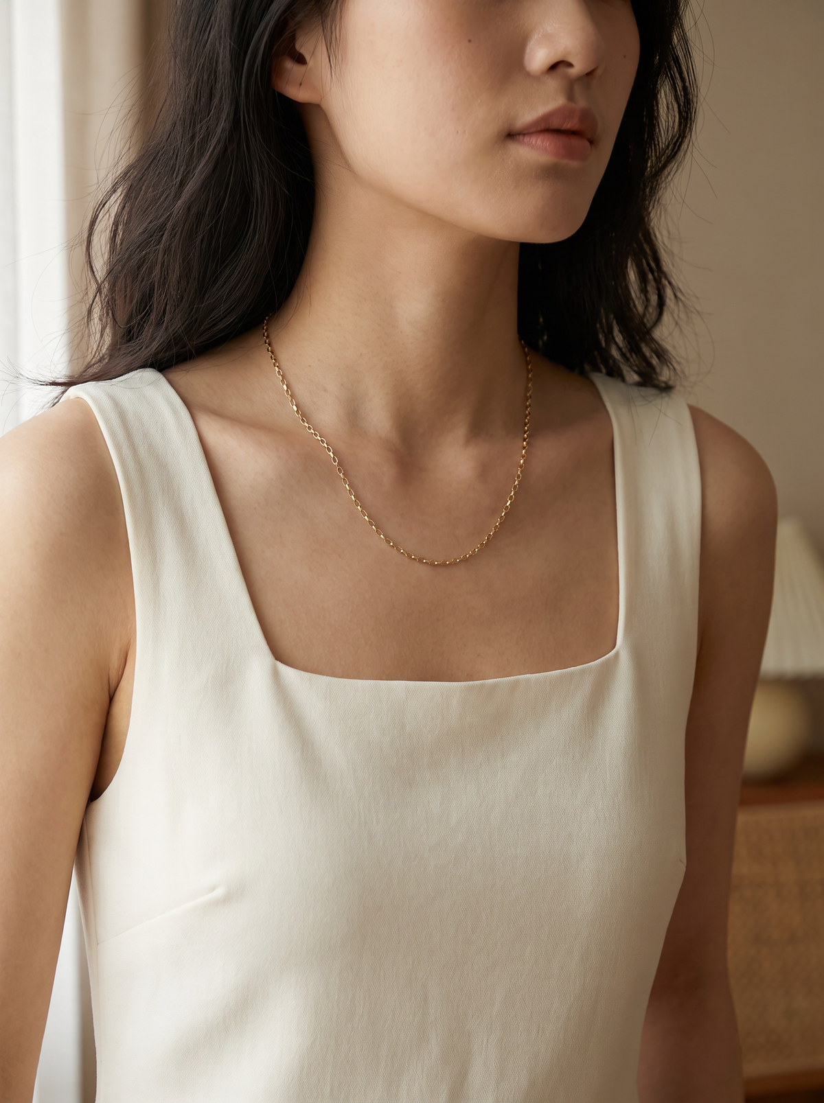 Disc Link Chain Necklace