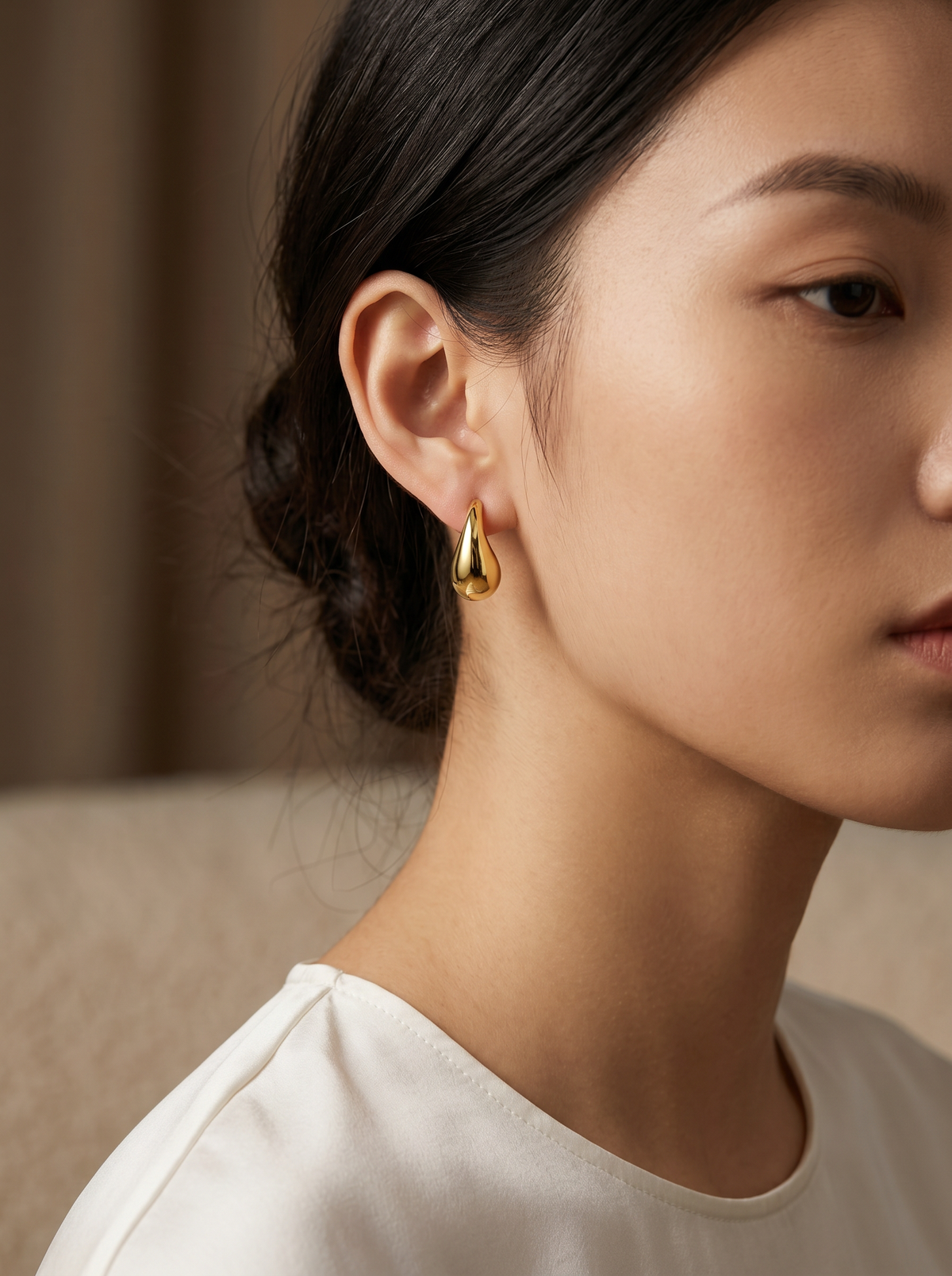 Edge Droplet Earrings